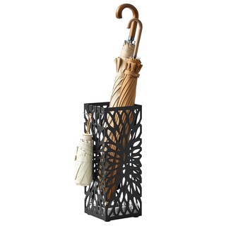 Foto 1 | Foto 1 | Soporte Para Paraguas Songmics De Acero Negro Con Bandeja De Goteo Y 4 Ganchos - Venta Internacional.