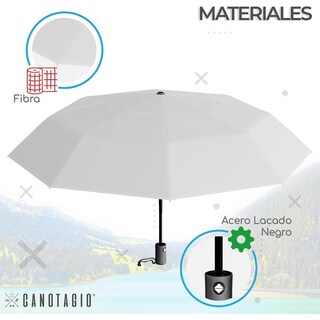 Foto 4 | Foto 4 | Canotagio Paraguas Automatico Plegable Color Blanco