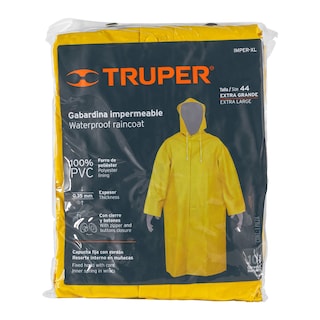 Foto 2 | Foto 2 | Gabardina Impermeable Doble Capa Truper IMPER color Amarillo