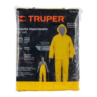 Foto 3 | Foto 3 | Conjunto Impermeable Doble Capa Truper color Amarillo