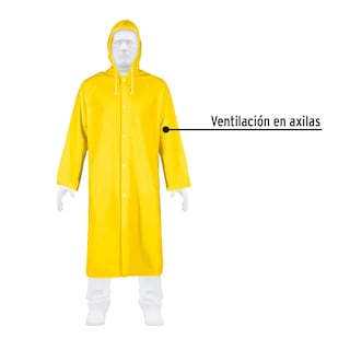 Foto 2 | Foto 2 | Gabardina Impermeable Pretul IMPER-M-P color Amarillo Ligera de PVC
