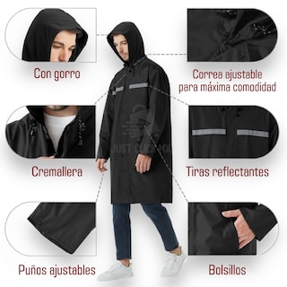 Foto 5 | Foto 5 | Impermeable De Capa Para Lluvia Y Moto