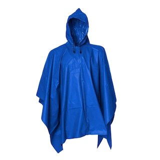 Foto 1 | Foto 1 | Capa Impermeable Portátil Para Lluvia Tipo Manga Con Capucha Azul Marino