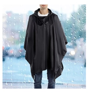 Foto 5 | Foto 5 | Capa Impermeable Poncho Unisex Muy Duradero, Negro