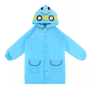 Foto 4 | Foto 4 | Poncho Impermeable Capa Para Lluvia De Niño Colegio Kinder Escuela, Azul