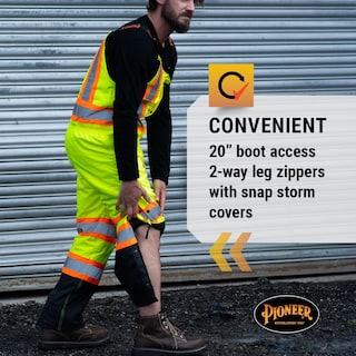 Foto 5 | Foto 5 | Pantalones Impermeables Con Peto Pioneer Hi Vis Para Hombre Y Mujer - Venta Internacional.