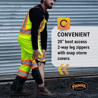 Foto 5 | Foto 5 | Pantalones Impermeables Con Peto Pioneer Hi Vis Para Hombre Y Mujer - Venta Internacional.
