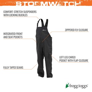 Foto 2 | Foto 2 | Babero De Pesca Impermeable Frogg Toggs Stormwatch Para Hombre - Venta Internacional.