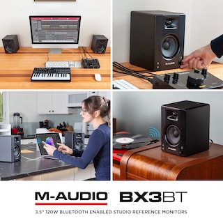 Foto 7 | Foto 7 | Pareja de Monitores Estudio Altavoces Pc M-audio Bx3bt 3.5 120 W - Venta Internacional