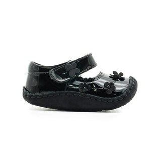 Foto 6 | Foto 6 | Delin Kids Preandante Para Niña Con Flores Charol Negro Negro