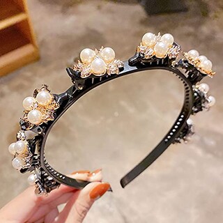 Foto 2 | Foto 2 | Diadema Huoguo Para Niña Con Flequillo Doble Con 8 Clips 3 Unidades - Venta Internacional.