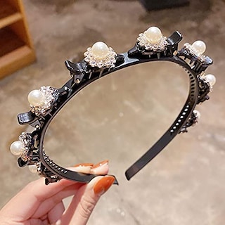 Foto 3 | Foto 3 | Diadema Huoguo Para Niña Con Flequillo Doble Con 8 Clips 3 Unidades - Venta Internacional.