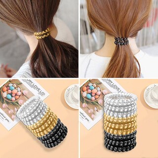 Foto 2 | Foto 2 | Hair Band Huoguo Línea Telefónica Elástica Transparente Para Mujer - Venta Internacional.