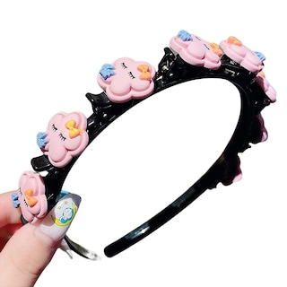 Foto 1 | Foto 1 | Diadema Huoguo Para Niña Con Flequillo Doble Con 8 Clips 3 Unidades - Venta Internacional.