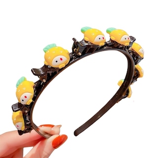 Foto 3 | Foto 3 | Diadema Huoguo Para Niña Con Flequillo Doble Con 8 Clips 3 Unidades - Venta Internacional.