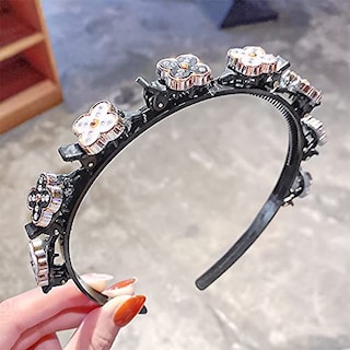 Foto 1 | Foto 1 | Diadema Huoguo Para Niña Con Flequillo Doble Con 8 Clips 3 Unidades - Venta Internacional.