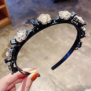 Foto 4 | Foto 4 | Diadema Huoguo Para Niña Con Flequillo Doble Con 8 Clips 3 Unidades - Venta Internacional.