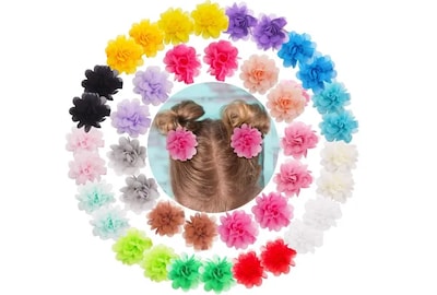Foto 1 | Foto 1 | 40 Xtellar Horquillas Pinzas Pelo Niña Pinza Flor