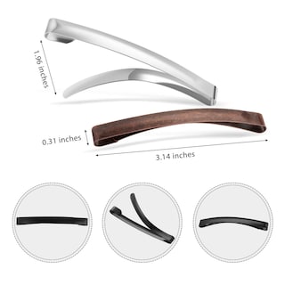 Foto 7 | Foto 7 | Pinza Para El Pelo Antideslizante De Metal Con Centro Abierto Hotop De Barrettes, 30 Unidades - Venta Internacional.