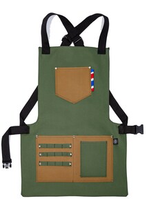 Foto 1 | Foto 1 | Mandil P/barbero Modelo Texas Armada Green De Barbest Co