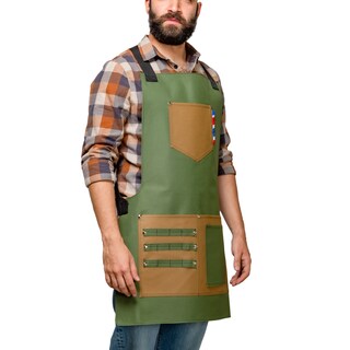 Foto 6 | Foto 6 | Mandil P/barbero Modelo Texas Armada Green De Barbest Co