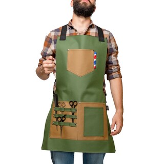 Foto 7 | Foto 7 | Mandil P/barbero Modelo Texas Armada Green De Barbest Co