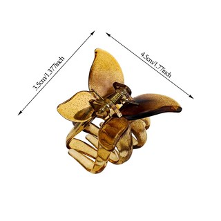 Foto 1 | Foto 1 | Pinzas Para El Pelo 6 Unidades Transparentes Con Diseño De Mariposa Para Mujer - Venta Internacional.