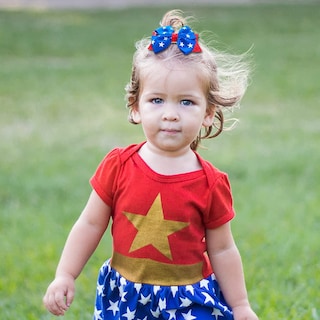 Foto 3 | Foto 3 | Pinzas Para El Pelo Huoguo Patriotic 9 X 7 Cm Para Niñas Pequeñas 4 De Julio - Venta Internacional.