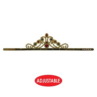 Foto 3 | Foto 3 | Tiara Beistle Con Joyas De Plástico Queen Gold, Paquete De 12 - Venta Internacional.