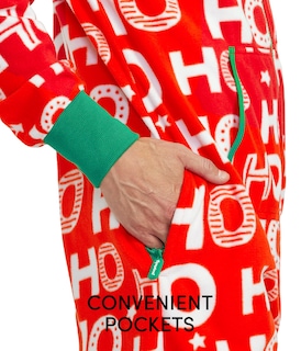 Foto 4 | Foto 4 | Mono Tipsy Elves Christmas Hohoho Rojo Para Adulto, Talla L - Venta Internacional.