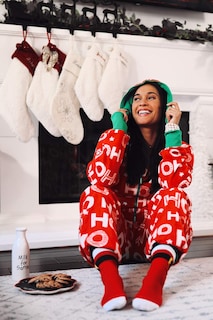 Foto 5 | Foto 5 | Mono Tipsy Elves Christmas Hohoho Rojo Para Adulto, Talla L - Venta Internacional.