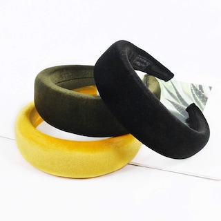 Foto 1 | Foto 1 | Diadema Huoguo Pañuelo Con Perlas Anudadas Acolchado En Terciopelo 6 Unidades - Venta Internacional.
