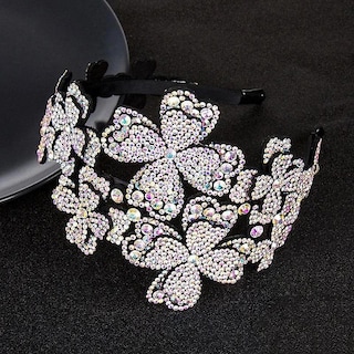 Foto 4 | Foto 4 | Diadema Huoguo Crystal Flower Accesorio Moderno Para Mujer - Venta Internacional.