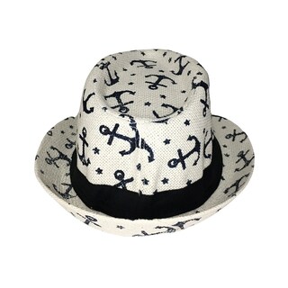 Foto 3 | Foto 3 | Sombrero Infantil de Hebras Patrón de Anclas color Blanco