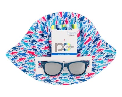Foto 1 | Foto 1 | Set De Sombrero Y Lentes De Sol Para Bebé Azul 0-3 Años 85701