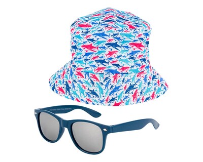 Foto 2 | Foto 2 | Set De Sombrero Y Lentes De Sol Para Bebé Azul 0-3 Años 85701