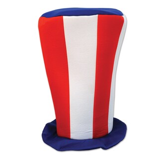 Foto 1 | Foto 1 | Sombrero De Copa Alto De Felpa Beistle Patriotic, Rojo, Blanco Y Azul, 40 Cm - Venta Internacional.