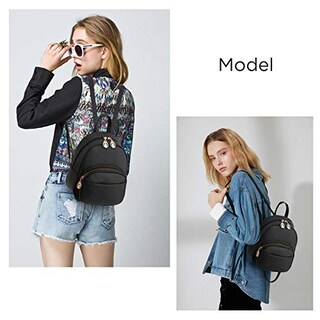 Foto 2 | Foto 2 | Venta Internacional - Mochila Barsine Pequeña de Cuero Vegano con Múltiples Bolsillos