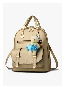 Foto 2 | Foto 2 | Mochila Escolar Ninzi Qiqi-fxw033 Fxw033 Color Dorado Wünd