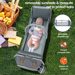 Foto 4 | Foto 4 | Bolsa De Pañales, Mochila Derjunstar, Cambiador De Pañales Para Bebés - Venta Internacional.