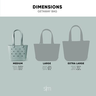 Foto 3 | Foto 3 | Bolsa De Playa Simple Modern Getaway, Bolsa De Goma, Cristal Marino, Color Salvia - Venta Internacional.