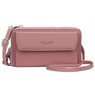 Foto 1 | Foto 1 | Bolso Huoguo Bolso De Hombro Tipo Cartera Rosa Oscuro Para Mujer - Venta Internacional.