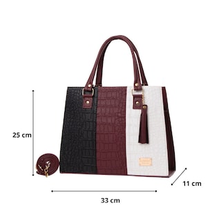 Foto 3 | Foto 3 | Bolsa Fana Irma Color Vino / Negro Sensacional