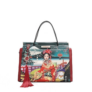Foto 1 | Foto 1 | Bolsa Cuadrada Nicole Lee Estampada Akiko La Belleza