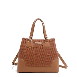 Foto 3 | Foto 3 | Bolsa Satchel De Nicole Lee De Corte Laser Y Pedrería