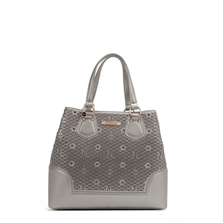 Foto 1 | Foto 1 | Bolsa Satchel De Nicole Lee De Corte Laser Y Pedrería