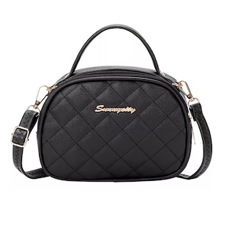 Foto 1 | Foto 1 | Bolsa Mariconera en Cuero PU Negro con Cremallera de Metal