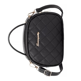 Foto 5 | Foto 5 | Bolsa Mariconera en Cuero PU Negro con Cremallera de Metal