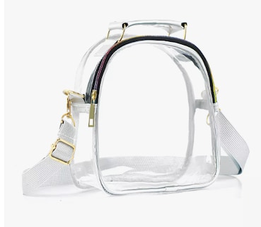 Foto 1 | Foto 1 | Xtellar Bolso De Hombro Portátil De Moda Transparente Para Mujer Color Blanco/plata