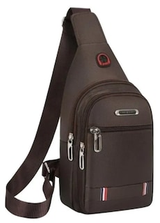 Foto 1 | Foto 1 | Xtellar Mariconera Impermeable Mochila Cruzada Casual Color Café